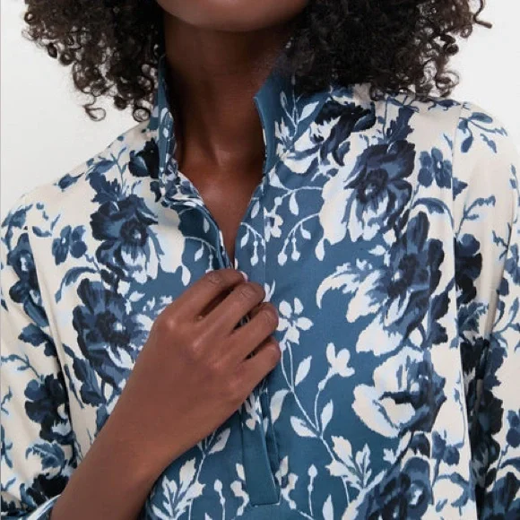 TUCKERNUCK Indigo Reflection Stretch Cotton Megan Dress - Picture 5 of 10